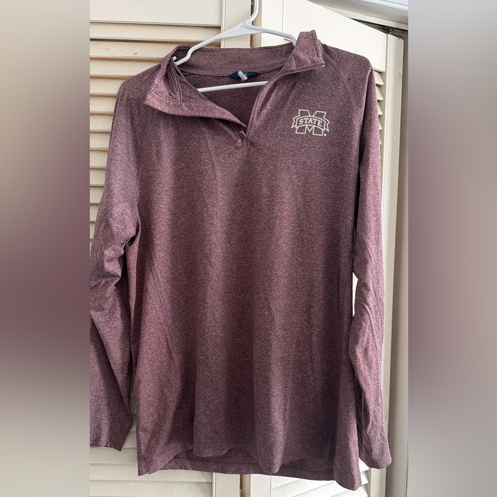 Women's Maroon Pullover Jacket